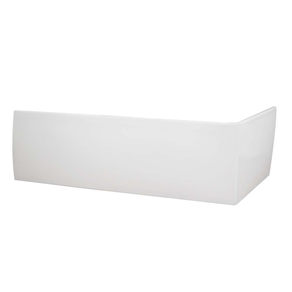 Čelní panel KUBIC ASYMETRIC 170, Barva: Bílá, Orientace: Univerzální, Typ: Panel čelní / 170, Výška (h): 520