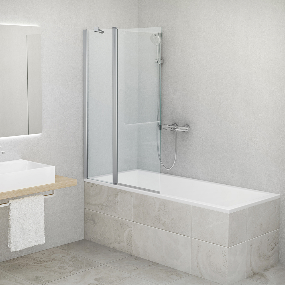 CI BAF/1100, Instalační rozměr (y): 1090–1115, Orientace: Univerzální, Profil: Brillant, Rozměr: 1100, Šířka bočku (s): 420–445, Šířka vstupu (c): 570, Typ: CI BAF/1100, Výplň: Transparent, Výška (h): 1523 mm, Způsob dodání: O