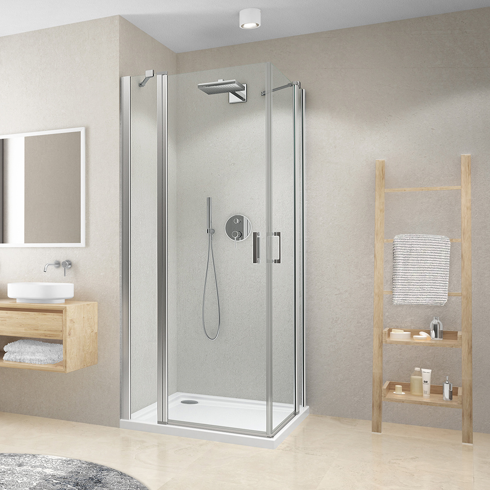 Čtvercový nebo obdélníkový sprchový kout CI EPF+CI EPF