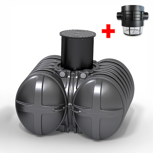 Nádrž Roth Twinbloc® 5 000 l s filtrem
