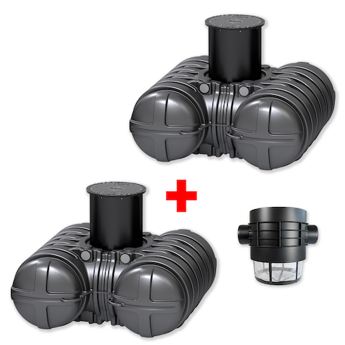 Nádrž Roth Twinbloc® 7 000 l s filtrem