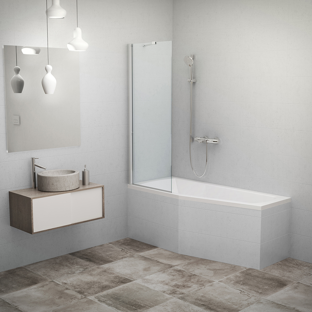 PXV1 /700, Instalační rozměr (y): 635–660, Profil: Brillant, Typ: PXV1 /700, Výplň: Transparent, Výška (h): 1517 mm, Způsob dodání: S